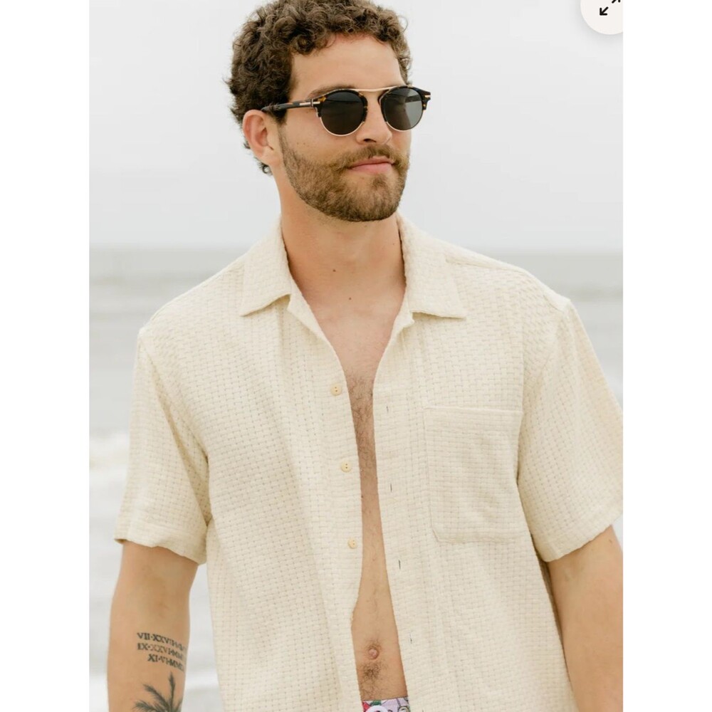 Kenny Flowers Thatch Me If You Can Polo Cotton Limited Edition XL Slim Fit